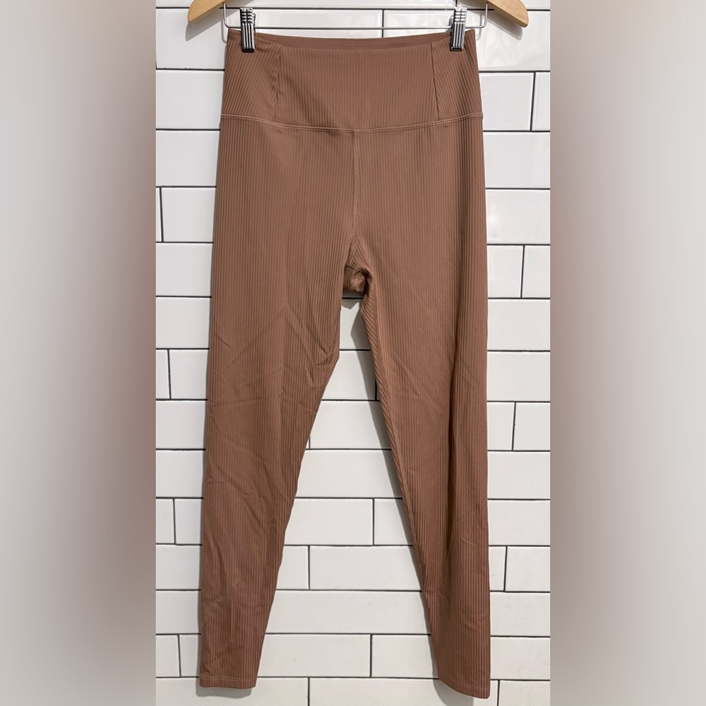 Girlfriend Collective Women's Rib High-Rise Legging Rye Brown  M